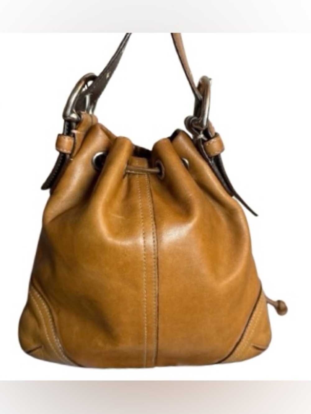 Coach 9463 Vintage Y2K Soho Small Drawstring Bag (Tan) - GUC - Picture 8 of 9